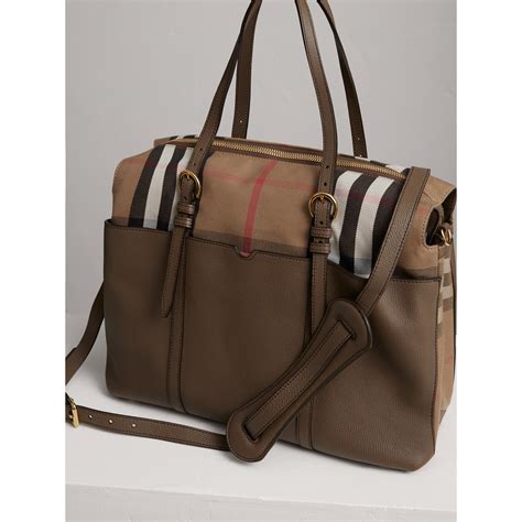 burberry house check baby changing tote bag|Women’s Designer Bags .